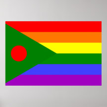 Bangladesh Rainbow, Lebanon flag Posters
