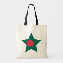 Bangladesh Star Canvas Bag