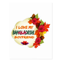 Bangladeshi Boyfriend Design Postcard
