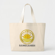 Bangladeshi Emblem Canvas Bags