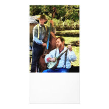 Banjo and Bass Photo Card