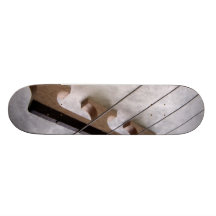 Banjo Closeup Photo Skate Board