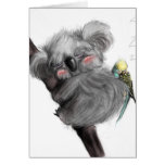 Banjo Koala and Benji Bird Greeting Card