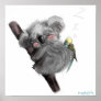 Banjo Koala and Benji Bird Print