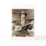 Banjo Player Card
