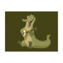 Banjo-Strummin' Gator Postcards