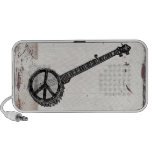 Banjo with the Peace Sign Mini Speakers
