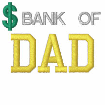 Bank Of Dad Embroidered Shirt