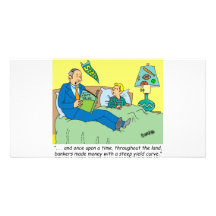 BANKER / BROKER / BEDTIME STORY /INVESTING PHOTO CARD