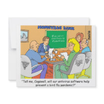 BANKING / ANTI VIRUS SOFTWARE / BIRD FLU