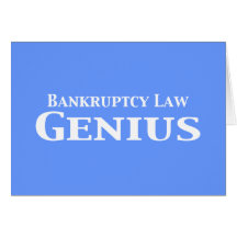 Bankruptcy Law Genius Gifts Cards