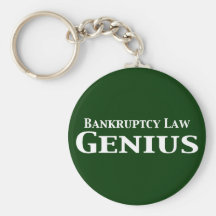Bankruptcy Law Genius Gifts Keychain