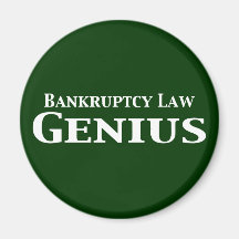 Bankruptcy Law Genius Gifts Magnets