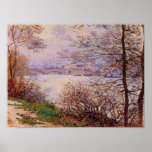 Banks of the Seine, Claude Monet Print