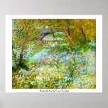 Banks of the Seine  Pont  Clichy Van Gogh painting Poster