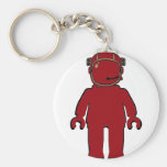Banksy Style Astronaut Minifig Keychain