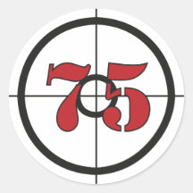 Banlieue 75 round sticker