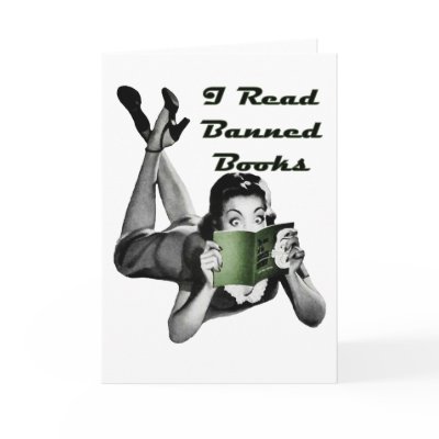 Banned Books Blank Card by Jaenne