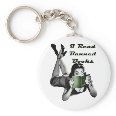 Banned Books Keychain by Jaenne