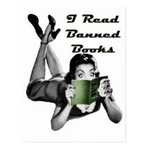 Banned Books Postcard