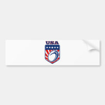 bannière étoilée de drapeau des Etats-Unis de bouc Autocollant Pour Voiture