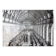 Banquet of Charles II  in St. George's Hall Cards