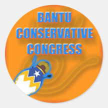 Bantu Conservative Congress Logo Sticker