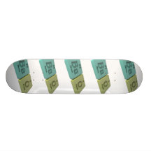 Bao as Barium Ba and Oxygen O Skateboard Decks
