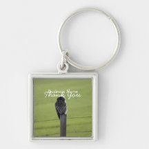 BAOW Barred Owl Key Chain