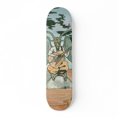 Baphomet 2 Board Skate Deck by ralcoast