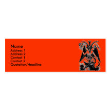 Baphomet Business Card Template