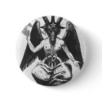 Baphomet Round Button