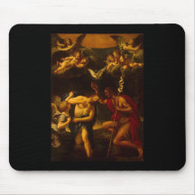 Baptême d'Albani Francesco du Christ Tapis De Souris