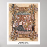Baptême du Christ par le maître du saint Poster