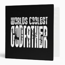 Baptism Christening Gifts Worlds Coolest Godfather 3 Ring Binder