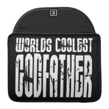 Baptism Christening Gifts Worlds Coolest Godfather MacBook Pro Sleeves
