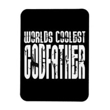 Baptism Christening Gifts Worlds Coolest Godfather Rectangle Magnets