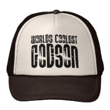 Baptism Christening Parties  Worlds Coolest Godson Mesh Hats