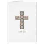 Baptism/Christening Thank You Card  |  Twins