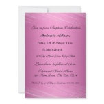 Baptism Invitation  Pink