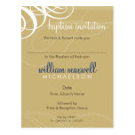 BAPTISM INVITE :: designer vogue 7 Post Cards