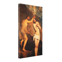 Baptism of Christ by Pieter De Grebber Canvas Print