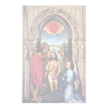 Baptism Of Christ By Weyden Rogier Van Der Stationery Design