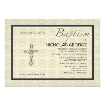 Baptismal Formal Invitation
