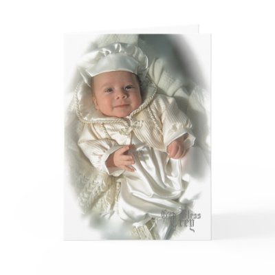 Baptismal Thank you Greeting Cards by mosesta