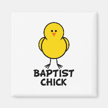 Baptist Chick Refrigerator Magnet