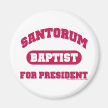 Baptist's For Santorum Fridge Magnets