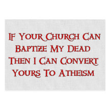 Baptizing Dead People Business Card Template