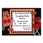 Bar B Q Picnic Party Invitations Announcement