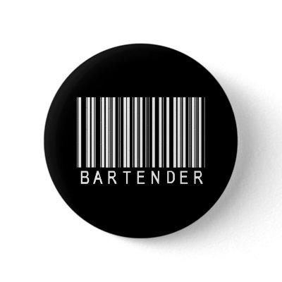 BAR BARTENDER DARK BUTTONS by NotWorking